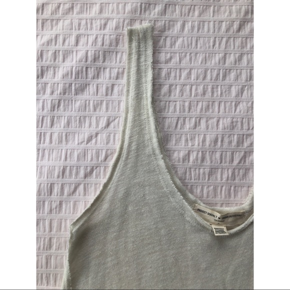 Urban Outfitters Off White Flowy Tank - Picture 4 of 8